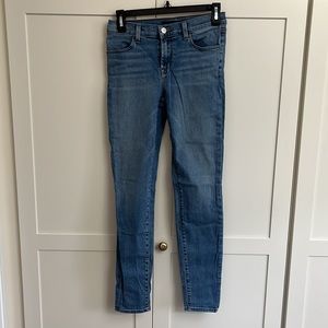 J brand light wash skinny jeans